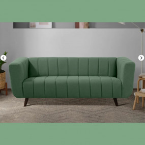 Sofa Kiki - 3 Seater Sofa (Fabric, Sapling Green)