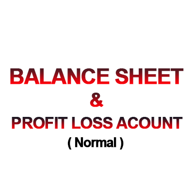 Balance Sheet & Profit Loss Account ( Normal )