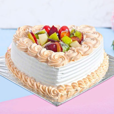 Fruits Overloaded Cake