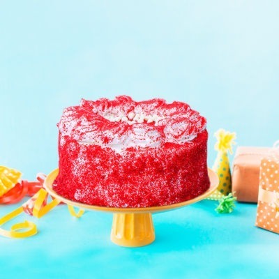 Yummy Round Red Velvet Cake