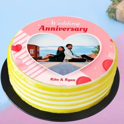 Heartfelt Photo Cake