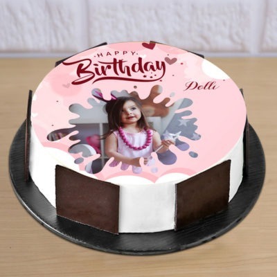 Overjoyed Photo Birthday Cake