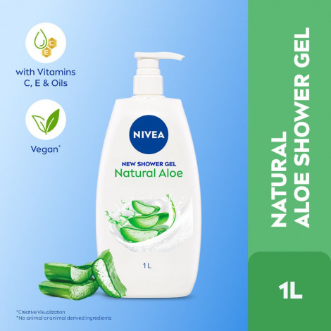 Nivea Shower Gel Natural Aloe