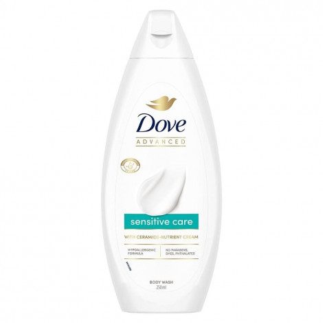 Dove Advanced Sensitive Care Bodywash| with Ceramide- Nutrient Cream|250 ml