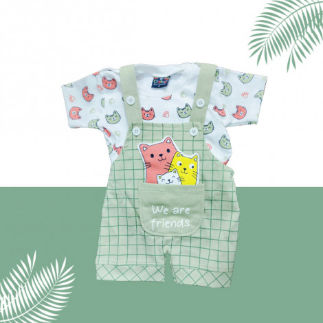 Green Boy Dangri Suit