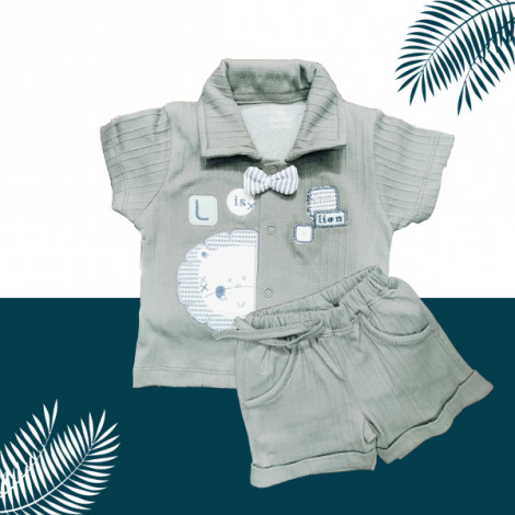Party Wear New Born Grey