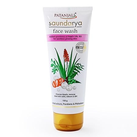 Patanjali Saundarya Deep Cleansing Face Wash 100g For Men