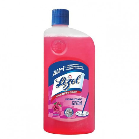 Lizol Disinfectant Surface & Floor Cleaner Liquid, Floral - 500 ml | Kills 99.9% Germs