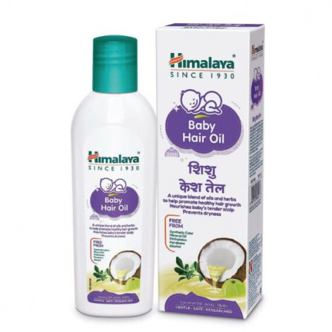 Himalaya Baby Hair Oil, Promotes smoother and stronger hair 100 ml