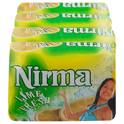 Nirma Lime Fresh Soap 125 g x 4