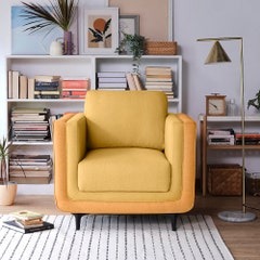 Sofa Mojo - 1 Seater Sofa (Fabric, Trippy Yellow)