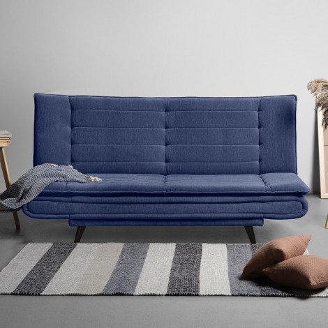 SofaBed Two - Foldable 3 Seater Sofa Cum Bed, (Fabric, Ash Grey)