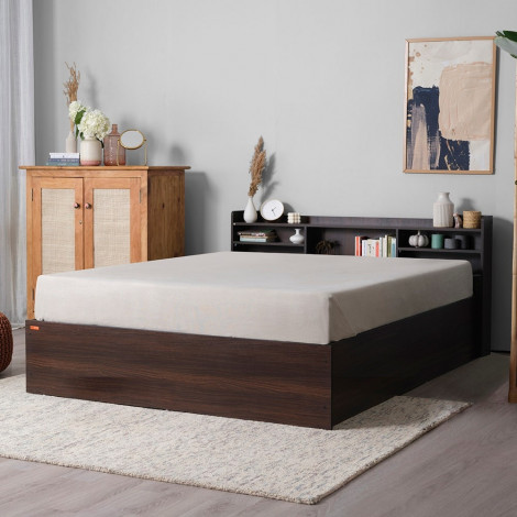 Bed ES - Engineered Wood Bed with Storage, Queen Size