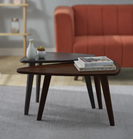 Twosome - Coffee Table / Nesting Table (Provincial Teak & Mahogany Finish)