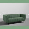 Sofa Kiki - 3 Seater Sofa (Fabric, Sapling Green)