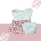 Girl Frock With Balumar Whitepink