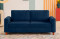 Sofa Tilt - 3 Seater Lounger Sofa with Adjustable Backrest - Berry Blue