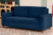 Sofa Tilt - 3 Seater Lounger Sofa with Adjustable Backrest - Berry Blue