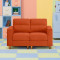 Sofa Play - 2 Seater Premium Sofa (Buzzing Brown)