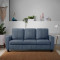 Sofa Bae - 3 Seater Sofa (Fabric, Ocean Blue)