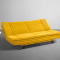 SofaBed Two - Foldable 3 Seater Sofa Cum Bed, (Fabric, Sunshine Yellow)