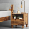 Ally - Sheesham Wood Bedside Table (Provincial Teak Finish)