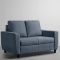 Sofa Bae - 3+2 Seater Sofa Set (Fabric, Ocean Blue)