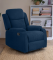 Recliner RX6 - Single Seater Fabric Recliner (Berry Blue)