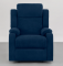 Recliner RX6 - Single Seater Fabric Recliner (Berry Blue)